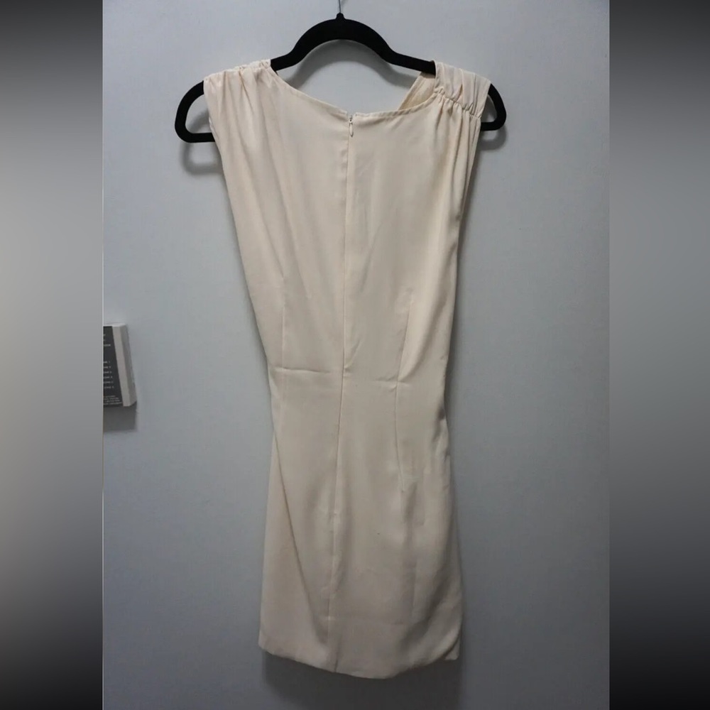 Lioness Revolve High Life Mini Dress Cutout Asymmetric Bone White Small NWT - Picture 7 of 9